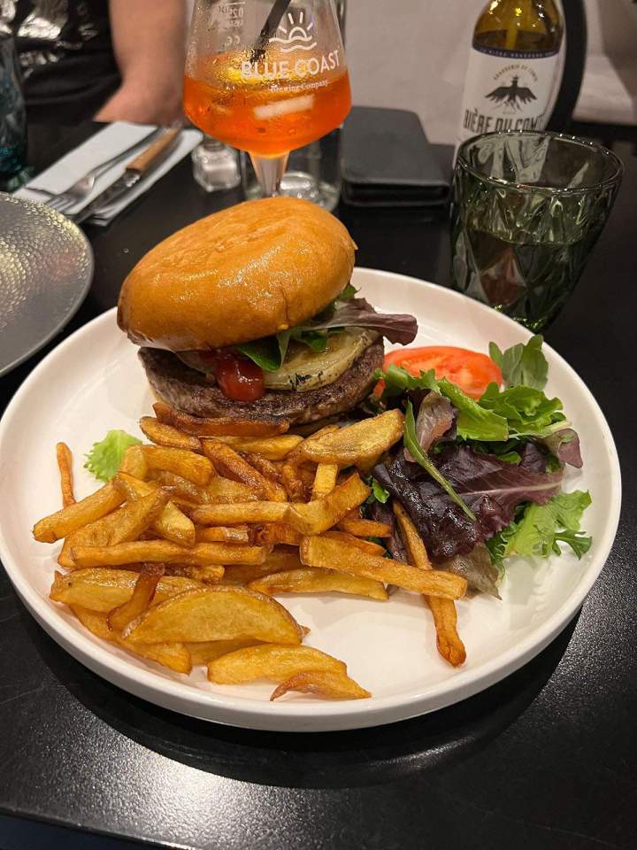 Kefta burger au cheddar fumé Nice